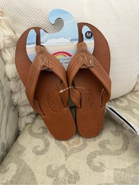 Rainbow Sandals medium flip flops